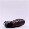 Rieker Button Detail Ankle Boot Side Zip - Wine